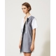 TWIN SET abito con piume