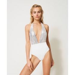 TWIN SET costume intero laminato