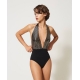 TWIN SET costume intero laminato