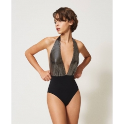 TWIN SET costume intero laminato