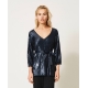 TWIN SET blusa paillettes