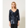 TWIN SET blusa paillettes