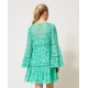 TWIN SET abito in pizzo