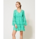 TWIN SET abito in pizzo