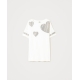 TWIN SET maxi t-shirt cuori