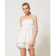 TWIN SET top in pizzo macramé