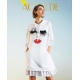 TWIN SET maxi felpa/abito