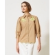 TWIN SET camicia ricami fluo
