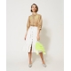 TWIN SET camicia ricami fluo