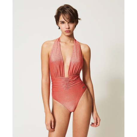 TWIN SET costume intero lurex
