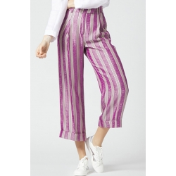 MANILA GRACE pantalone righe
