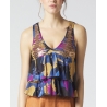 MANILA GRACE top balze e paillettes