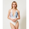 TWIN SET costume intero strass