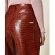 TWIN SET pantaloni stampa cocco