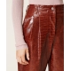 TWIN SET pantaloni stampa cocco