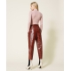 TWIN SET pantaloni stampa cocco