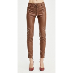 ANIYE BY pantalone ecopelle