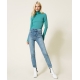 TWIN SET jeans skinny borchie