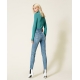 TWIN SET jeans skinny borchie