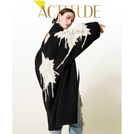 TWIN SET cappotto in maglia