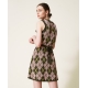 TWIN SET abito jacquard