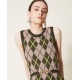 TWIN SET abito jacquard
