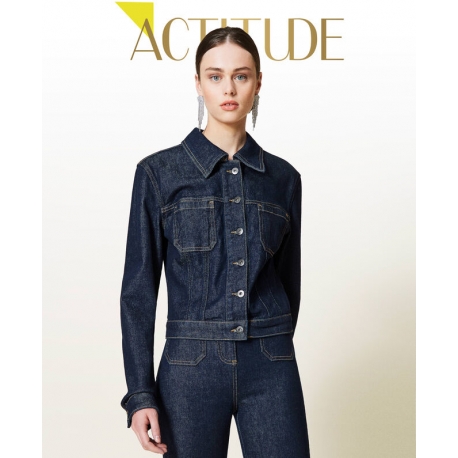 TWIN SET giacca in jeans