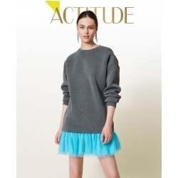 TWIN SET abito con tulle