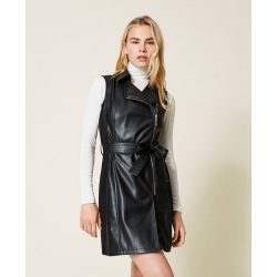 TWIN SET abito con zip