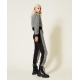 TWIN SET jogger pied de poule